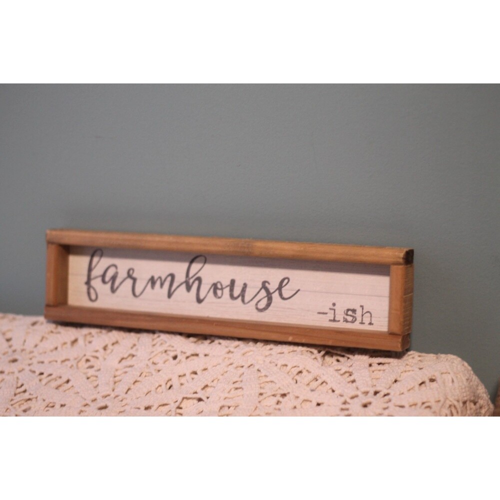 Farmhouse-ish Wooden Sign
